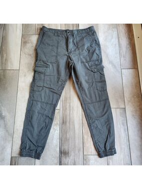 Men's Aeropostale Joggers Dark Green Cargo Pants Size 32